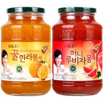 담터 꿀한라봉차 1kg + 허니루비자몽 1kg