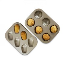 BK베이킹도구 몰드 마들렌틀 팬 홈베이킹 제과제빵 6구