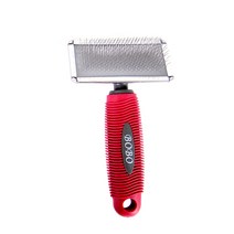 애구애구 강아지 고양이 빗 털제거 브러쉬, 01_강아지 슬리커 레드 L