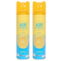 산도깨비 공기청향제 레몬향 300ml 방향제, 2개