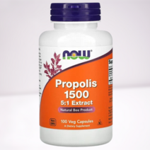 나우푸드 프로폴리스 1500mg 100 베지캡슐 5:1 추출물