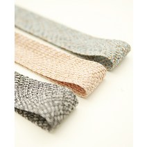 리본공예 DIY 재료 벌집 니트리본, 그레이