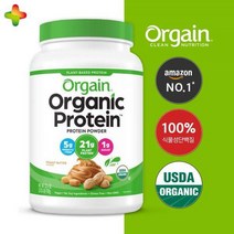 올게인 오가닉 플랜트 베이스 프로틴파우더 피넛버터맛, 1개, 920g