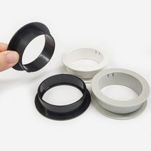 철물의민족 PVC 결합형 전선캡 55mm 책상 타공 커버 원형 구멍 마개 홀캡 데스크 정리, PVC 결합형 전선캡-그레이