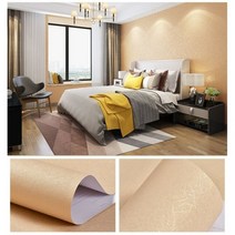 린넨 패턴 자체 접착 벽 스티커 욕실 주방 필름 방수 단색 벽지 침실 거실 장식, 60cmx100cm, champagne silk