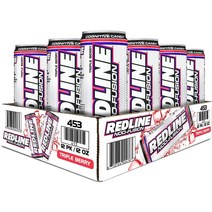 VPX Redline NOO-Fusion - 탄산 운동 전 인지 향상 카페인 NOO-퓨얼 슈퍼 크레아틴 아미노산이 함유된 스포츠 영양 에너지 음료 12 x Fl Oz 캔 (트리플, 기본