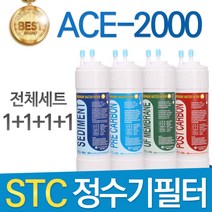 STC ACE-2000 고품질 정수기필터 호환 전체구성, 선택03_ 11인치 양방향 전체세트(1+1+1+1=4개)