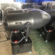 워터 파크 야외 수영장 무대 자동 거품 기계, 3000W90도 쉐이킹 헤드 폼 머신   나무 프레임