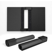 비파괴 북스캐너 스캔기 a3 보조 커버 인치 가능한 후크 및 루프 스플래시 방지 책 스캐너 사무실 가정용, 01 Black