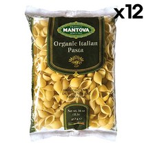 만토바 이탈리안 콘킬리에 파스타면 453g x 12팩