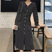gops3354c93b 브 도트롱원피스 아일렛원피스 도트원피스 이넥원피스 패션마켓 데일리