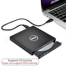 외장 씨디롬 cd리더기 블루레이odd 노트북 cd롬 cd룸 외장odd Dell usb 슬림 휴대용 광학 드라이브 dvd rw 플레이어 고속 읽기 및 rcording for, 씨엔, a