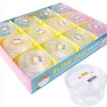 슬라임케이스1박스(12개)/ 250ml/ 슬라임용기/ 클리어케이스
