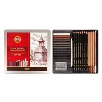 미술재료 용품 드로잉 GIOCONDA drawing & sketching toning art-set 스케치 마스터 아트 세트 파우더, 03 green