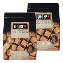 웨버 내추럴 라이터 큐브 96pcs