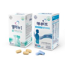 바이엘 남여 임신준비 멀티비타민 1SET_엘레뉴1단계+메네비트/엽산, 2세트