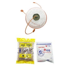 어포기 떡밥 세트 물고기 낚시 계곡 바다, 어포기 + 예감떡밥 세트