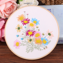 프랑스자수 DIY 패키지, 15 데이지 20cm, 1개
