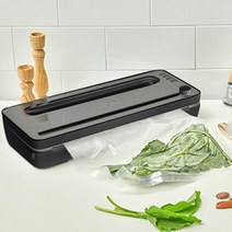 빈크루즈 가정용 진공포장기+진공백세트 BCV-S120, 블랙