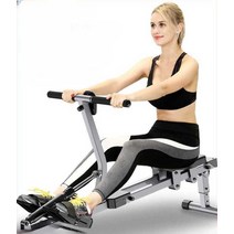 로잉머신 노젓기 운동기구 로잉 머신 헬스장 홈트, 싱글트랙 10단