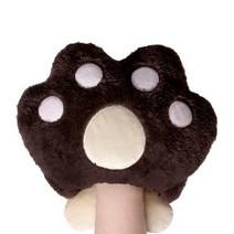 아기곰 손바닥 USB 온열 마우스 패드, 베이지