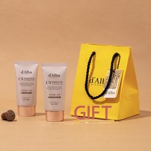 달바 비건 톤업 선크림 50mlX2개+기프트백 증정 / 최대 53% / 혼합자차 핑크빛 광채 물광 윤광 / 베이스 파데 프리 데일리 필수템 / 자외선 차단제, [단품] 톤업 50ml(1개)