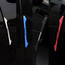 [간지] 셀토스 도어가드 문콕 자동차 외관 보호 에폭시 스티커 몰딩 익스테리어 용품, 실버카본(4P)