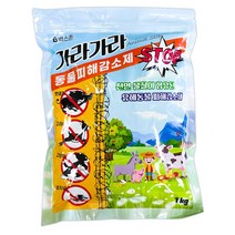 [벅스존_가라가라 1kg 동물피해감소제] 포유동물전용 강력한 효과 천연물질 함유 지속효과