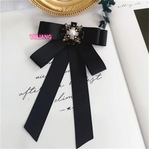 156 여성 보타이 브로치 커리어 정장 스타일링 나비넥타이 은행원 비서 Esyuse 증정