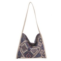 페이즐리에코백 반다나 보헤미안 가방 히피걸 모리걸 룩 에스닉 스타일 레트로 핸드백 라이트 캔버스 크로스 바디 숄더백 패션 대용량 토트 메신저 백 소녀