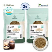 청국장환 국산 대두 콩 청국장 분말 가루 환 발효식품 500g, 2팩, 2개