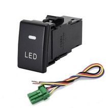 자전거 레이더 후미등Isuzu Lingtuo 용 전면 안개등 LED DRL 가열 테일 게이트 레이더 주차 센서 스위치 버, 04 LED