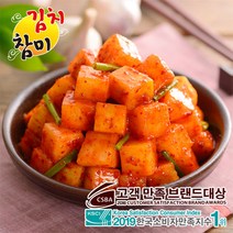 참미김치 먹기 좋은 크기 한입 깍두기, 10kg