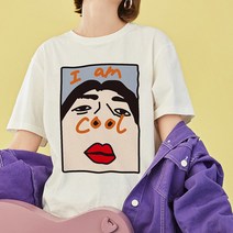 새로운 여성 의류 나는 멋진 글꼴 인쇄 하라주쿠 웃긴 빈티지 보그 streetwear tracksuit 성격 나는 무료 여성 t-셔츠