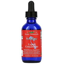 Eidon Mineral Iodine 미국 에이돈 이온 미네랄 액상 요오드 아이오딘 226mcg 2oz(60ml)