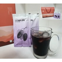 천연착즙 오디즙 국내 전북고창 생산 100% 100ml 60팩 배송혜택 리뷰추첨