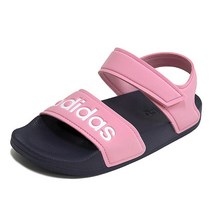 아디다스 아딜렛 샌들 K 여자 슬리퍼 핑크 G26876