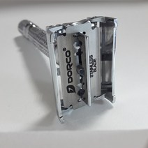 도루코 클래식 안전면도기 옛날 이발소 양날형 세트, 면도기 1개 + 면도날 1세