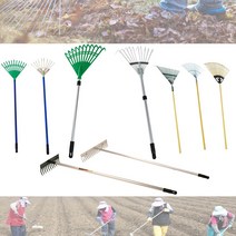가드닝스토어 갈퀴 레기 모음 벌초 낙엽 잔디 청소 밭갈이, 1-6.스프링철갈퀴 (폭조절), 1.갈퀴, 1개