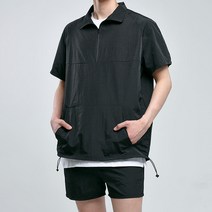 [당일출고] 썸머 바람막이 오버핏 아노락 반팔티 (HE008)