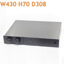 양극산화처리 된 네임 앰프 섀시 DIY 오디오 프리 앰프 하우징 헤드폰 케이스 파워 앰프 알루미늄 인클로저 W430 NAP150 NAP200, Version 1
