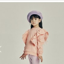 리틀스텔라 폼폼장식 러플 맨투맨FSPWCTR902M