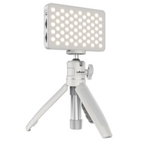 VIJIM 화이트 Combo 1 미니포켓 LED 조명 삼각대 KIT세트, VL120, 4세트
