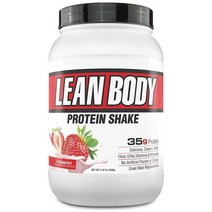 Labrada Nutrition 린 바디 고단백질 쉐이크 딸기 1.1kg(2.5파운드) 통 딸기 포장은 다를 수 있습니다
