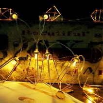 LED 캠핑카 줄전구 이벤트용 장식전구 무드전구 카페조명 홈캠핑 테라스 텐트장식 장식조명 캠핑장식전구, 2.2M