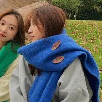 SJW 겨울 남녀공용 커플 롱 목도리 머플러 수술 무지 소프트 패션 여성