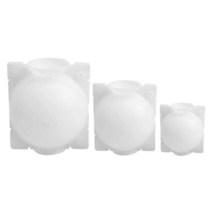 에어 마술 에어포트 화분 재사용 할 수 있는 식물 뿌리 내리는 장치 고압 번식 공 고압 상자 접목 품종 식, 03 White 5cm