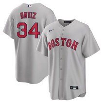 [해외] 나이키 저지 유니폼 MLB 데이빗 오티스 보스턴 레드삭스 홈 플레이어 저지 화이트 871686