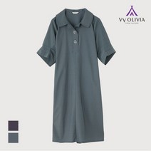 [올리비아로렌] 오픈 칼라 드레스_VVCOAYM6446