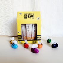 꿀타민 청정 제주 야생화 벌꿀 스틱 7호, 2개, 360g